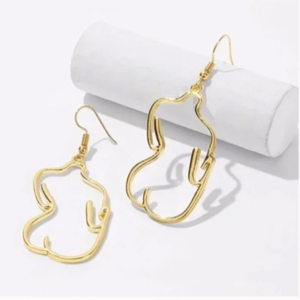 ⭐️❤️FREE Female Form Feminist Peasant Hipster Hippie Art Deco Body Boho Earrings